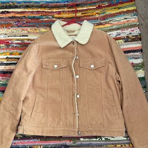 XL light brown/ Tan bluenotes fur coat